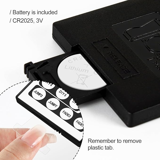 44 Key LED Strip Light Remote Controller, IR Wireless Dimmer with 4-Pin Output for RGB 3528 5050 5630 LED Tape Lights, 12V/24V DC5-24V Power Supply Replacement Remote