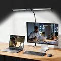 LED Desk Lamp for Office Dorm Home - Eye Caring Desk Light Extra-Wide Lighting Coverage Gooseneck Dimmable Table lamp, No Assembly Required