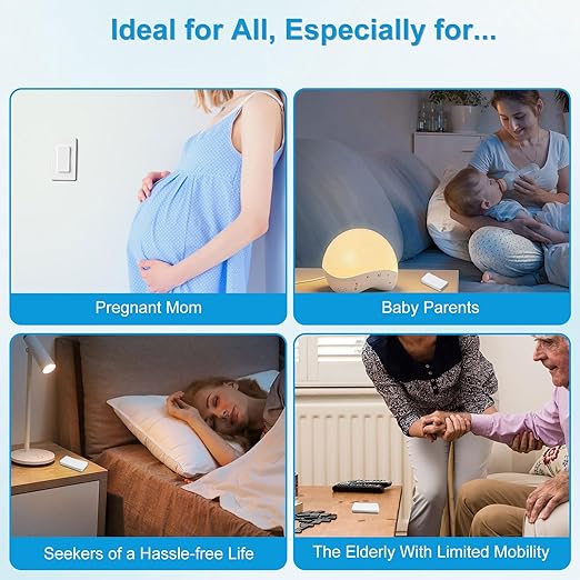 Remote Switch Outlet, GreenCyle Remote Control Plug with 2 Remotes,Wireless On/Off Light Switches Wall Mounted, 15A/1500W, TUV List, No Wiring Needed, 500ft RF Range,for Lamp,Fans,Appliances
