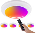 CLOUDY BAY [4 Pack] Smart LED Flush Mount Lights,5/6 Inch Surface Mount Ceiling Lights with Remote Control,Smart WiFi Recessed Can Lights,Color Changing Retrofit,Work with Alexa/Google Assistant
