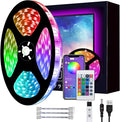 L8star LED Strip Lights, Color Changing Rope Lights 32.8ft(10m) SMD 5050 RGB Light Strips with Bluetooth Controller Sync to Music Apply for TV, Bedroom, Party and Home Decoration (32.8ft)