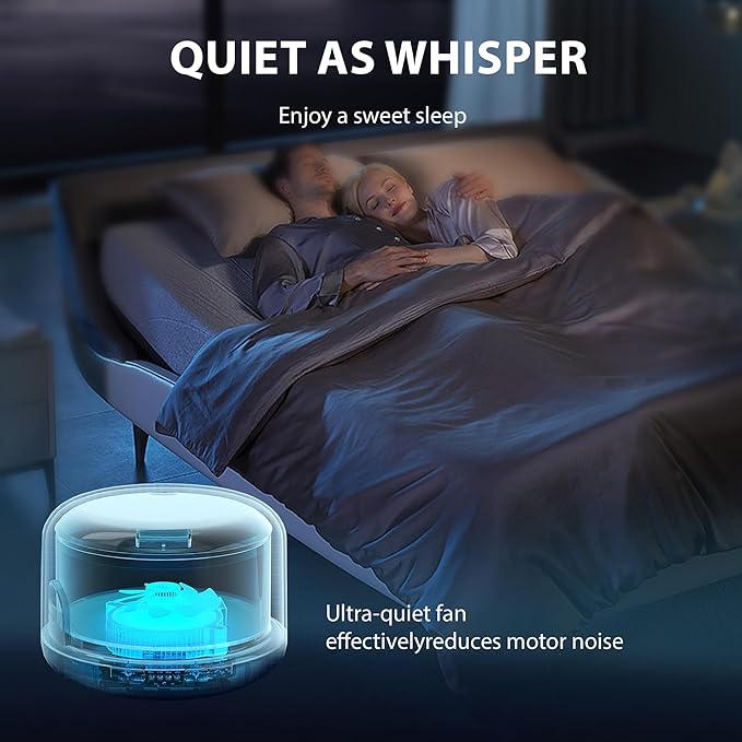 Essential Oil Diffuser 500ml - Remote Control Aromatherapy Humidifier, 7 Color LED Lights, Whisper Quiet, Auto Shut-Off,Small Humidifier for Bedroom Quiet