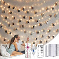 Teen Girl Gifts Trendy Stuff: Aesthetic 40Ft 120LED Hanging Picture Fairy Lights with 50 Clips - 8 Modes & Timer, Waterproof - Trendy Teenager Girl Gift for Birthday Christmas, Dorm Bedroom Wall Decor