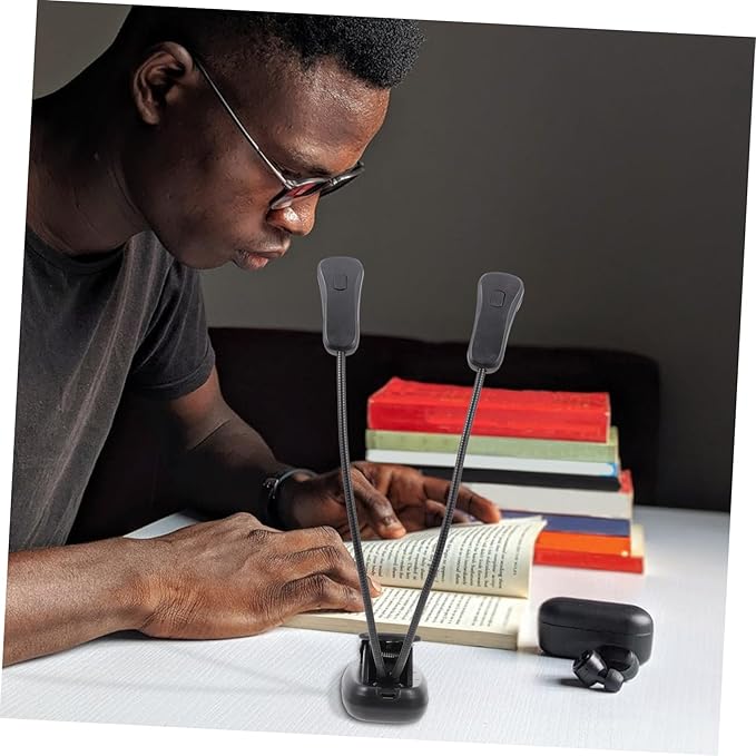 LED Eye-Care Desk Lamp for Study with Brightness Levels Rechargeable Table Light for Reading Bedroom Office Students