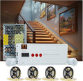 Motion Triggered LED Stair Lights Indoor, 40" Cuttable Motion Sensor COB LED Strip Light Kit with 9 Modes Ideal for Indoor Step Lights(Warm White 3000K, 16 Stairs)
