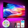 VOLIVO LED Lights for TV, 15FT Led Backlight for 45-65 inch TVs, Bluetooth RGB LED Lights Behind Television with Remote, USB Powered, Color Changing, Music Sync, for Gaming Room,Desk,Under Table