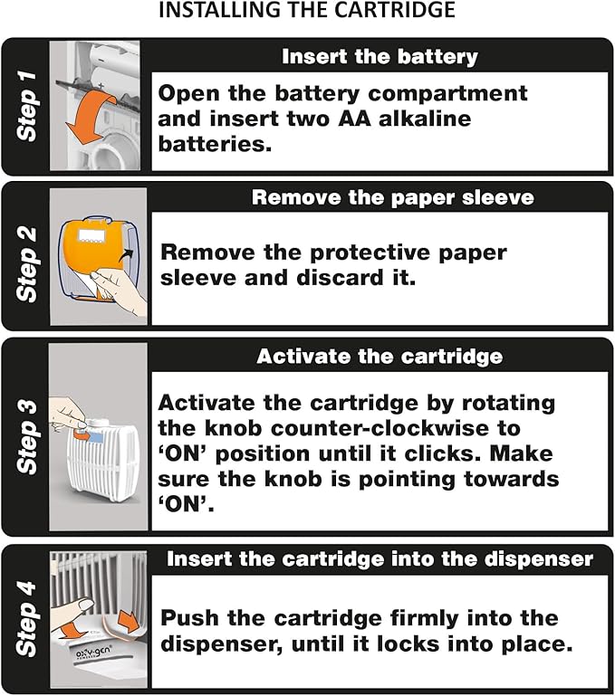 Oxygen-Pro - Crush, Tropical Waves Strong Fragrance Cartridge For Oxy-Gen Powered Commercial Air Fresheners and Deodorizers (6)