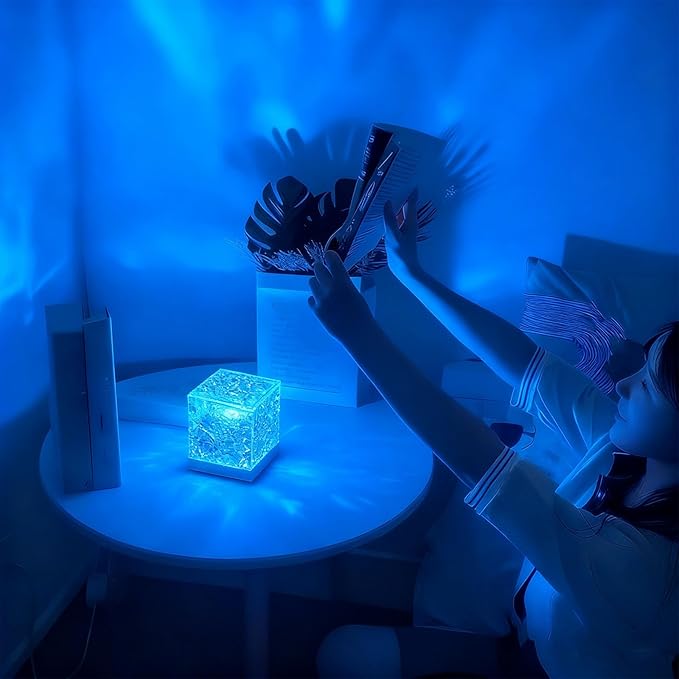 Magical Northern Lights For Your Room, Magic Northern Light, Aurora Night Light Projector With Remote Control, Color-Changing Mood Ocean Light, Relaxation & Decor (16 Colors * 2, Rechargeable)