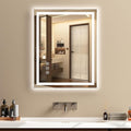 24x30 LED Bathroom Mirror with Lights - Dimmable, Anti-Fog, 3 Color Backlit & Front Lit Mirror for Bathroom, Shatter-Proof Tempered Glass, Easy Installation