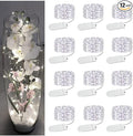 SOCO 12 Pack Fairy Lights Battery Operated, 7ft 20 Led Mason Jar Lights, Waterproof Fireflynew