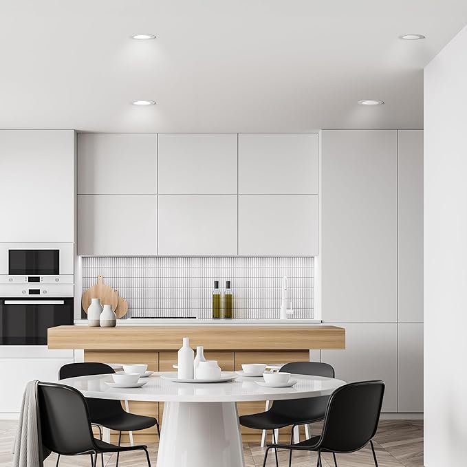 Feit Electric 4 Inch Smart Recessed Light, Color Changing and Tunable White, 2.4GHz WiFi Retrofit LED Downlight E26 Base, No Hub, Works with Alexa and Google, Dimmable 50W Equi, CRI90, LEDR4/RGBW/AG