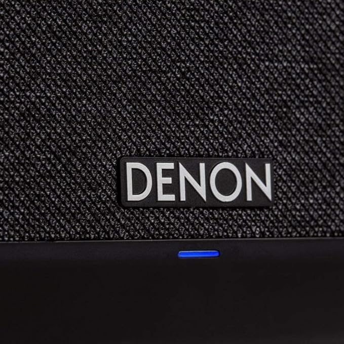Denon Home 250 Home Stereo Wireless Speaker (Black), Bluetooth Wireless, 0.75" Tweeters, 4" Bass Drivers, 5.25" Passive Radiator, HEOS Built-in, AirPlay 2, Multi-Room Streaming, Simple Setup