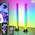 16.5" Smart Light Bar, LED Light Bar for Room, 16 Million Colors Changing, 213 Preset & 8 Scene Modes, Dynamic Music Sync, 3 Control Modes, RGB & IC Ambient Backlight for TV, Gaming Room