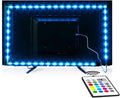 Tv Led Backlight,Maylit 14.3ft Led Strip Lights for 65-75in Tv,USB Powered Tv Lights kit with Remote,RGB Bias Lighting for Room Decor