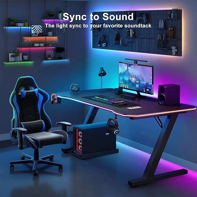 16.4ft RGBWW+IC WiFi Smart Flowing Led Strip Light, RGB Chasing Effect+Tunable White 3000K-6500K Led Lights Compatible with Alexa and Google, Color Changing, Music Sync for Bedroom