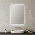 Blossom 24"X36" LED Bathroom Mirror with Lights, Front Lit and Backlight, Stepless Dimmable, Anti-Fog, Shatter-Proof Tempered Glass, Memory, 3 Colors Lighting Bathroom Mirrors for Vanity