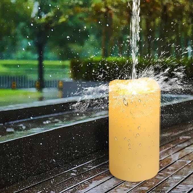 48- Pack of 3 Sizes of LED Flameless Candles.This Candle is Suitable for café, Fancy Restaurant, Bookstore and Other Scenes to Create a Relaxing and Romantic Atmosphere.