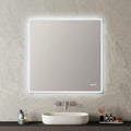 Blossom 36"X36" LED Bathroom Mirror with Lights, Front Lit and Backlight, Stepless Dimmable, Anti-Fog, Shatter-Proof Tempered Glass, Memory, 3 Colors Lighting Bathroom Mirrors for Vanity