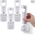Enhon 3 Pack 4 in 1 LED Emergency Lights for Home Power Failure, Rechargeable Plug in Flashlight Motion Sensor Night Light, Automatic Turn On Power Outage Light for Home Hurricane Supplies (White)