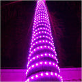 Russell Decor 200ft/60m Led Rope Lights Lamps Kit Indoor Outdoor Decorative Lighting for Party Wedding Valentine's Day Backyard Patio Deck Bright Flexible String Tube Lights Waterproof- Pink