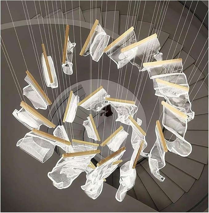 Nordic Home Decoration Modern and Simple Led Pendant Light for Stair,Living Room and Dining Room APP Control Ceiling Light,for Home Decor