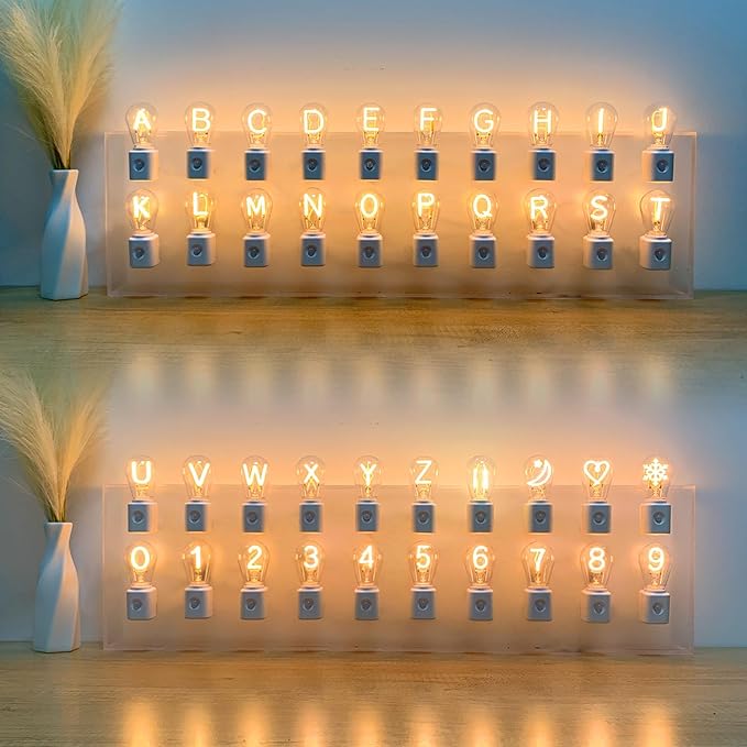Night Light, Automatic Night Lights Plug into Wall, 2200K Amber Adjustable Brightness, Night Light Plug in with Motion Sensor for Bathroom Hallway Room, I-Type, 1-Pack