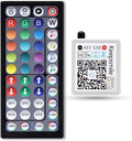 Tenmiro Smart App Bluetooth Controller and 44 Keys IR Remote Control, Suitable for 24V RGB led Strips