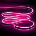Neon LED Strip Lights Pink 16.4FT/5M 12V DC Waterproof Flexible LED NEON Light for Indoors Outdoors Decorm (No Adapter, Pink)