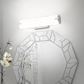 ASD LED 18" Vanity Wall Mount Light Fixture, Linear Bathroom Lighting Bar | 3CCT, Dimmable, Energy Star, ETL Listed | 20W 1500LM 3000-5000K 120V | Long Tube Bath Sconce Over Mirror | Nickel