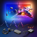Nanoleaf 4D V2 TV LED Backlight, Smart Addressable Gradient Lightstrip Kit with Screen Sync, Multicolor Immersive LED Lightstrip Zigzag, Bias Lighting for Home Theatre & Gaming, Fits Up to 65" TV