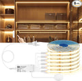 LED Under Cabinet Lighting Kit 6PCS 12V COB LED Strip Lights with 36W Adapter 1M/3.3FT Penetrable Wood Touch Dimmable Led Strip 3000k Flexible LED Cabinet Lights for indoor Kitchen ,Book Shelf, Closet