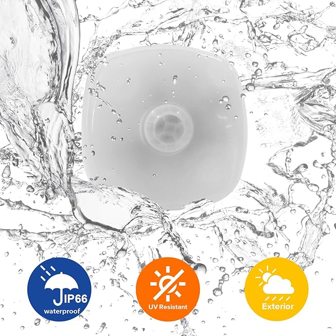 Dream lighting LED Motion Sensor Light and Switch Combo for RV Marine Boat, 1.7inch Waterproof Aisle Light Stairway Courtesy Light, 4000K Soft White Lighting, 12 Volt 0.3 watt, 10 lumes (1 Light)