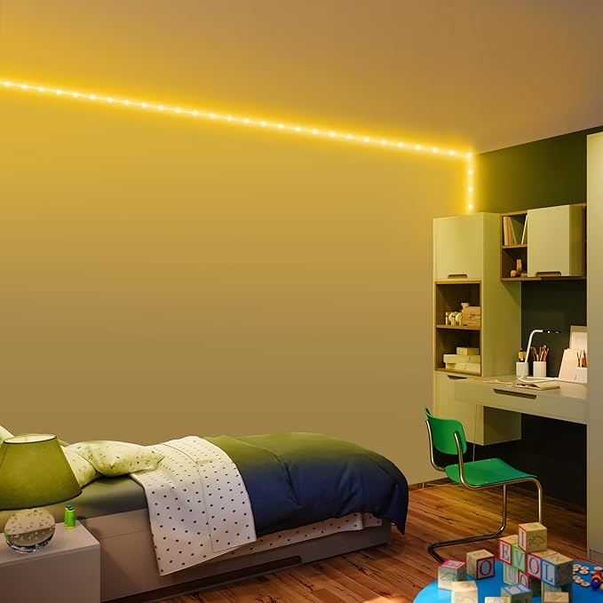 Xtreme Multicolored LED Strip Lights with Remote, 200 Foot RGBW Lights Strip with Adhesive Backing, Cut & Reconnect, Dimmable, 15 Colors, 1800 LED Lights, 4 Modes - Strobe, Flash, Fade & Smooth