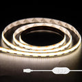 USB 5V COB LED Strip Lights 9.84ft/3M, Natural White 4000K Dimmable USB Powered Density COB Tape Flexible Cuttable LED Strip for TV Backlight, 3D Printer, RV, Sewing Machine, Bedroom, Mirror