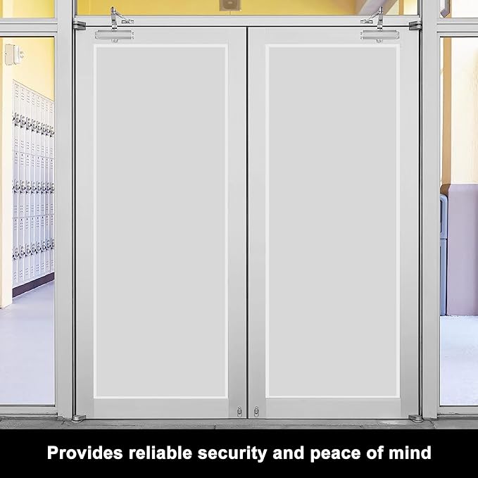 SOPHIA Commercial Door Closer Grade 2, Automatic Door Closer DK700, Hydraulic Auto for Home & Light Commercial Property (Size 3), ADA & UL, Silver Aluminum