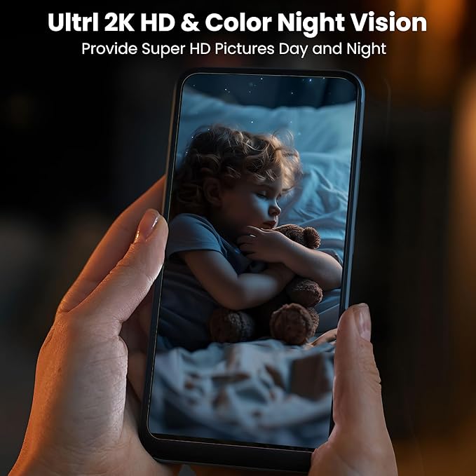 2026 Upgraded 2K Security Cameras Wireless Outdoor, Free Cloud Storage, 1-6 Months Battery Life, Waterproof, 2-Way Talk, AI Motion Detection Spotlight Siren Alarm Cameras for Home Security