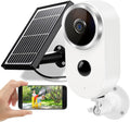 Solar security cameras wireless outdoor, Battery Powered WiFi IP Cameras for Home Security with Night Vision, PIR Motion Detection Alert, 2-way Talk, IP65 Waterproof Live View Dome Surveillance Camera