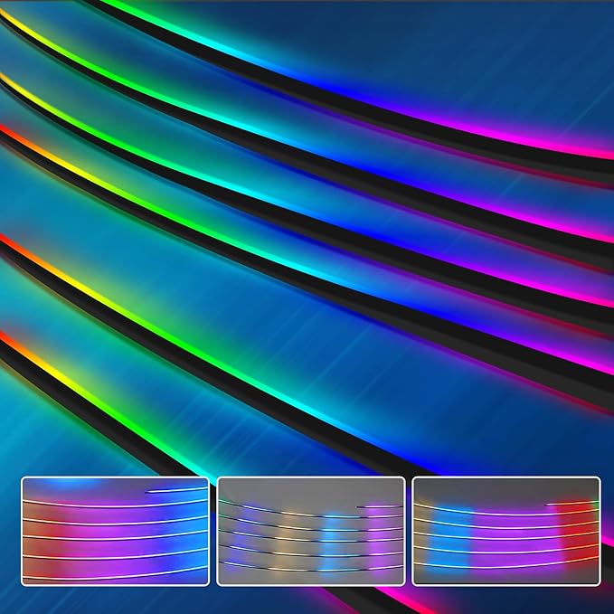 Dreamcolor Interior Car Lights Strips 29-inch of Neon Light Kits