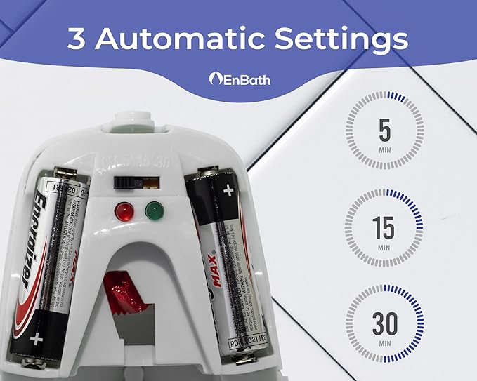 Automatic Air Freshener Spray Dispenser (4-Pack) Wall Mounted or Free Standing, Commercial and Home Use, Multiple Time Scent/Mist Release Settings for Room/Bathroom Sprayer (White)