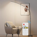 Floor Lamp with Remote and Touch Control, 68 Inch Adjustable Standing Lamp, 3 Color Temperature Dimmable LED, Flexible Gooseneck for Reading, Living Room, Office