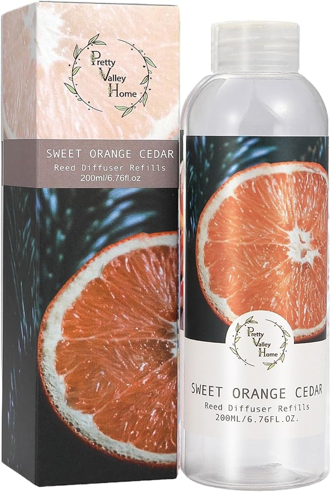 Reed Diffuser Refill (Sweet Orange Cedar)