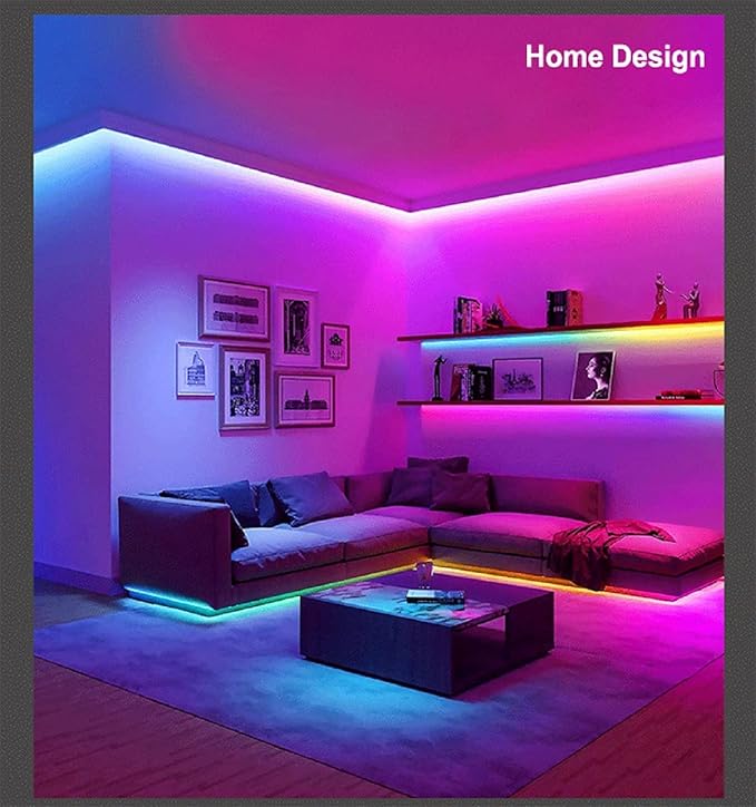 WS2812B LED Strip Individual Addressable Light 16.4FT 60Pixels/m 300Pixels Dream Color SMD 5050 LED Pixel RGB Strip IP67 Waterproof DC5V (White PCB)