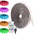 USB Powered LED Strip Light Rainbow TV Backlight 9.8FT/3M RGB Chasing Led Lights Waterproof USB Lights Strip with RF Remote TV/PC Background Bias Lighting Cuttable Strip Lights for DIY Decoration