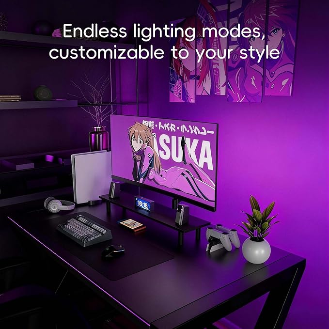 Skydimo 34 Inch ARGB Led Strip Lights, Monitor Backlight, Monitor Led Lights, PC Sync Backlight, Sync with Screen Color or Music, Dynamic Ambient Smart Light with USB, Software Control