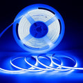 32.8FT/10M Blue COB LED Strip Light, 3200LEDS LED Tape Lights, High Bright CRI93+ Flexible Dimmable Light Strip for Bedroom TV Backlight Monitor Gaming Room Bar Decor(with Plug)