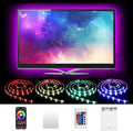 KIKO Battery Powered Led Strip Lights 6.56ft, 2m USB/Battery Operated 60 LED 5050 RGB LED Lights Birthday Christmas Gift with Remote for TV Backlight, Bedroom, Camping