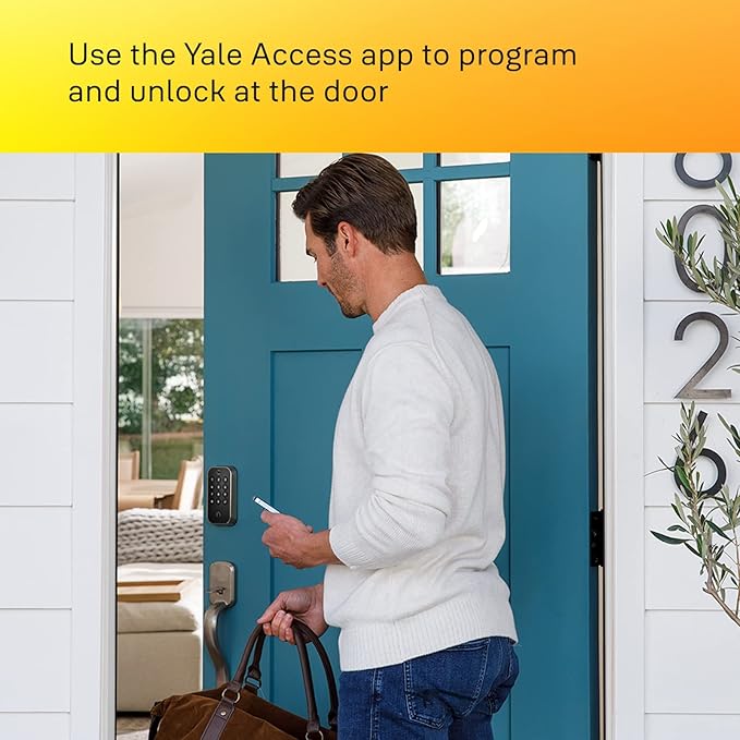 Yale Security Assure Lock 2 with Wi-Fi, Key-Pad, Deadbolt, Satin Nickel