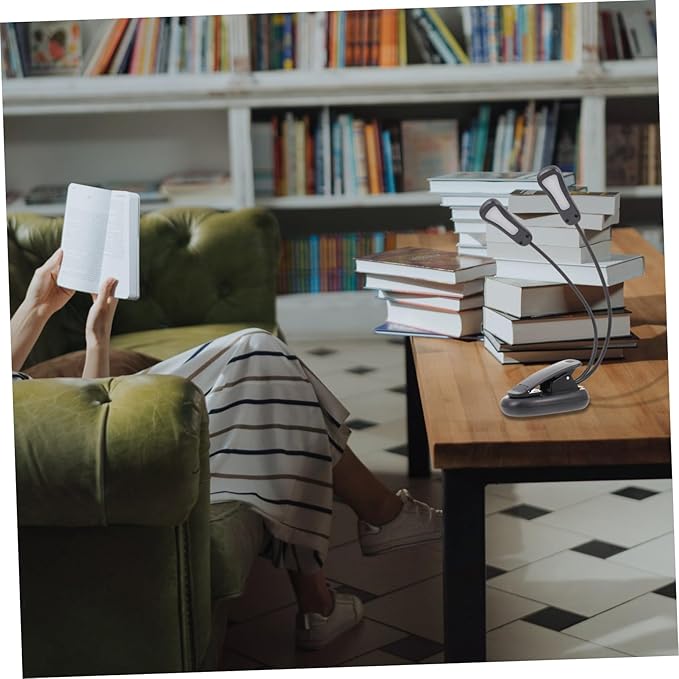 Operitacx LED Desk Lamp Eye Protection 10 Brightness Levels Adjustable Task Light for Reading and Studying USB Charging Suitable for Bedroom and Office