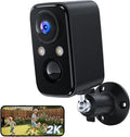 Security Cameras Wireless Outdoor Battery: 2K WiFi Camera Indoor for Home Security System - CCTV Camera Waterproof Night Vision Camaras de Seguridad para Casa Inalambricas