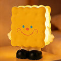 Biscuit Night Light for Kids, Rechargeable Baby Night Lights, Portable Sleep Nightlight, Cute Nursery Lamp, Table Lamps for Bedroom, Office, Birthday Gifts for Baby Teen Adult, Room Decor